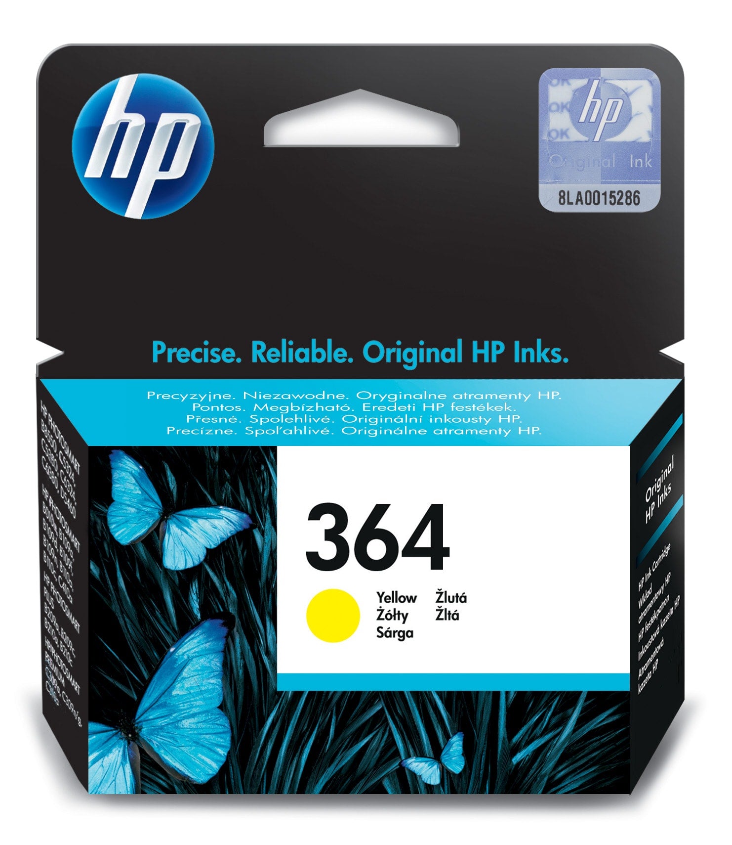 Original HP 364 Yellow Ink Cartridge - High Yield Replacement for HP Printers | Perfect for Home, Office & School Printing Needs