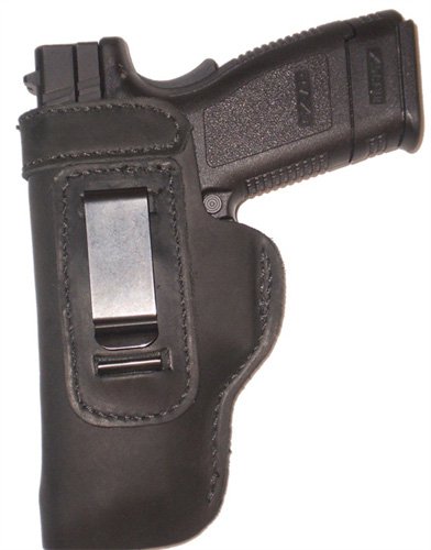 FN FNP FNX FNS 9/40 Leather Gun Holster - Left Hand IWB Concealed Carry Holster Black - Perfect for Everyday Carry & Tactical Use