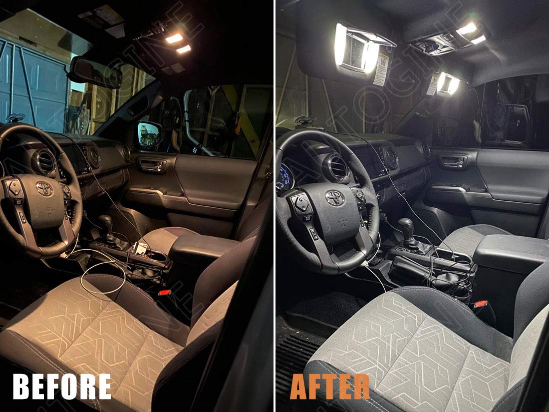 13-Piece 6000K White LED Interior Light Kit for Toyota Camry 2007-2011 - Super Bright Replacement Bulbs with Installation Tool - Perfect for Night Driving & Car Interior Upgrade