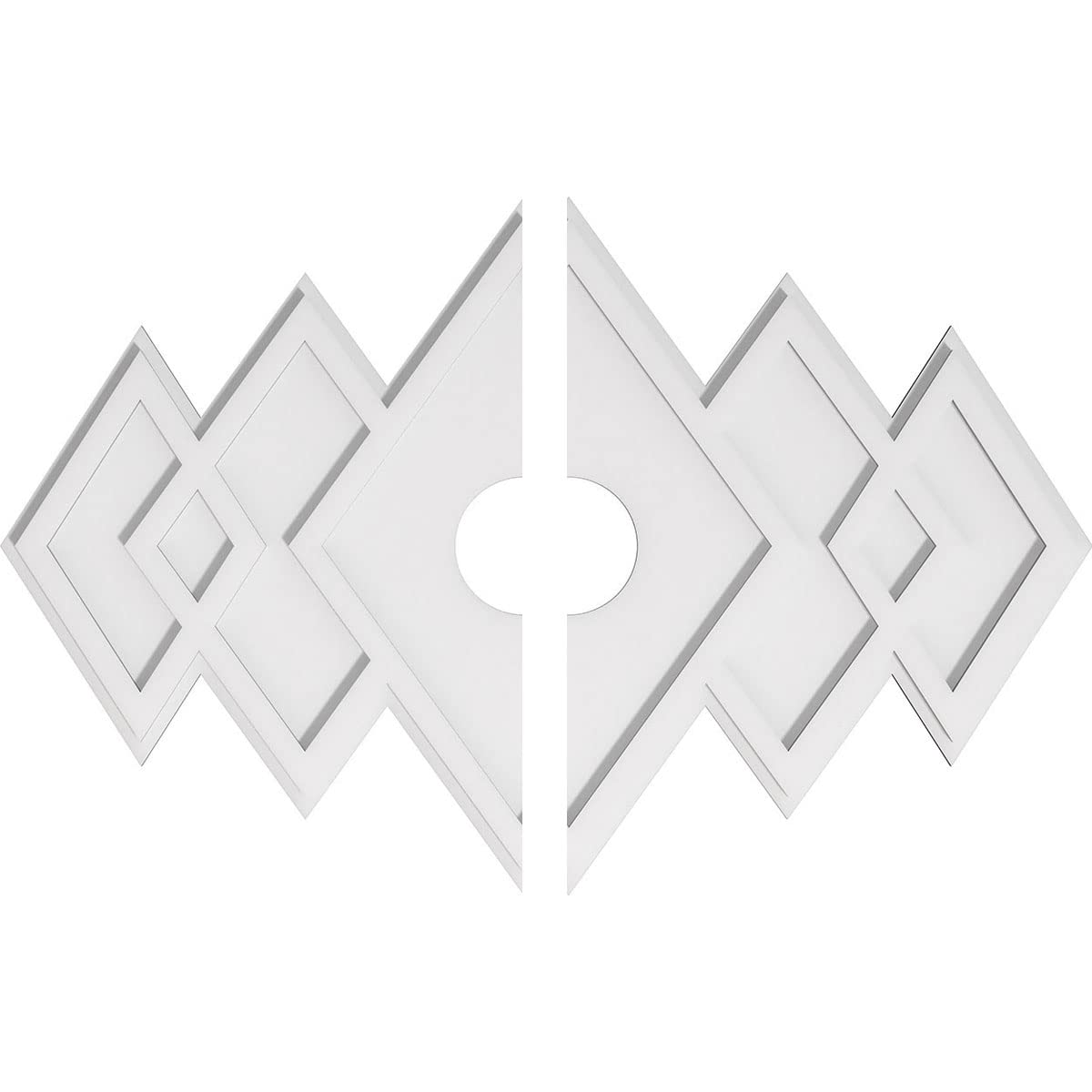 Ekena Millwork Zoe Architectural Grade PVC Ceiling Medallion 38