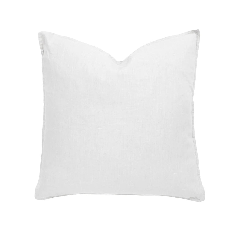 Premium Linen Square Cushion Cover - Ivory by Bambury | Soft & Breathable Home Decor for Sofa, Bed, or Chair | Perfect for Living Room, Bedroom & Nursery