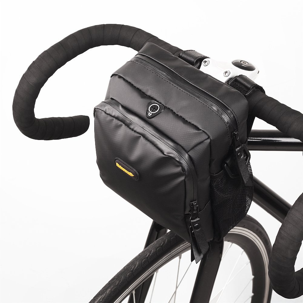 Rhinowalk Bike Handlebar Bag - Waterproof Cycling Front Frame Basket Bag for Road & Mountain Bikes | Perfect for Commuting, Touring & Outdoor Adventures