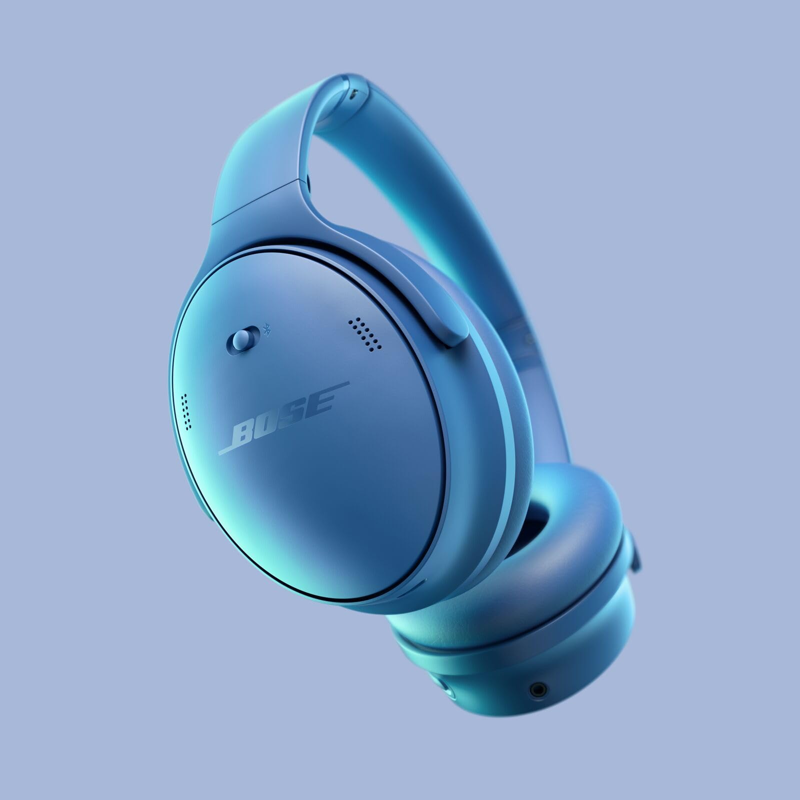 Bose QuietComfort 45 Wireless Bluetooth Headphones with Active Noise Cancelling, Deep Bass & Built-in Mic - 24H Battery Life, Blue Dusk Limited Edition | Perfect for Travel, Work & Music Lovers
