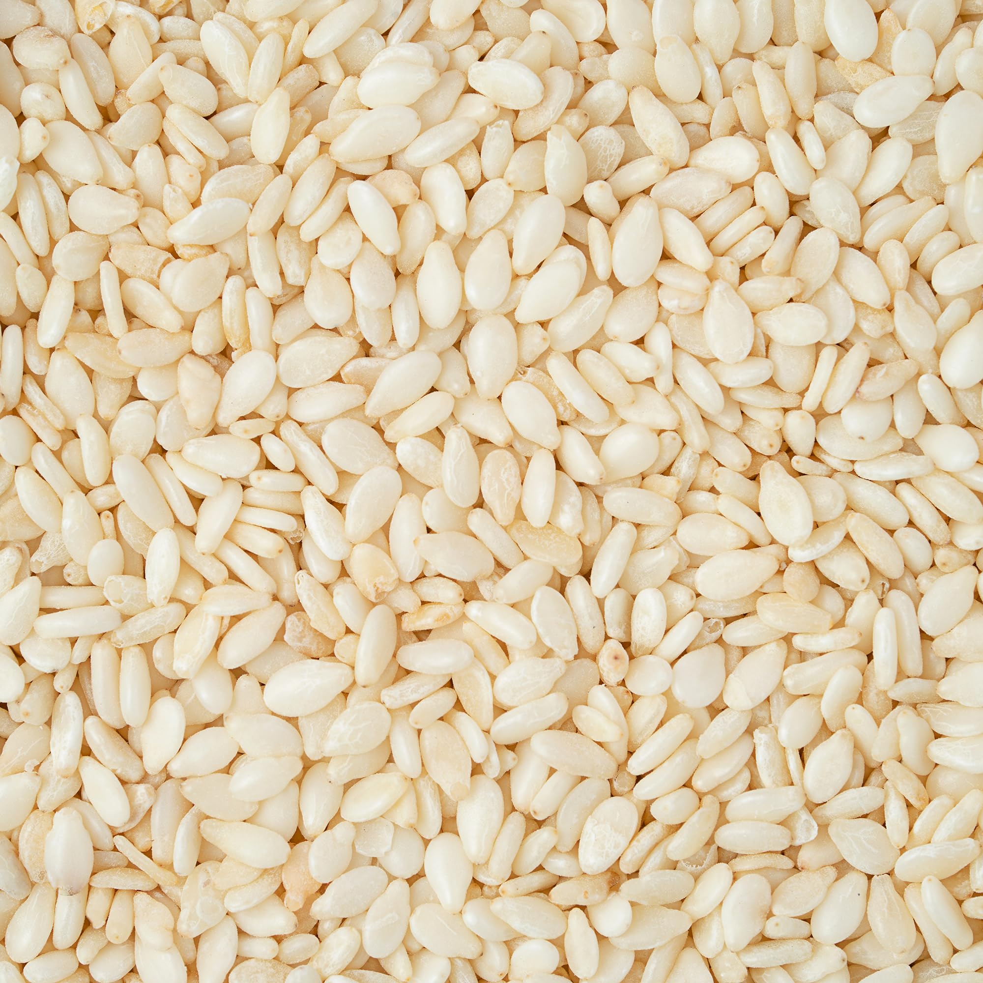 Organic White Sesame Seeds 13.6 oz - Non-GMO, Crunchy Topping for Sushi, Salads & Chicken - Minimalist Reusable Packaging - Perfect for Asian Cooking, Baking & Healthy Snacks
