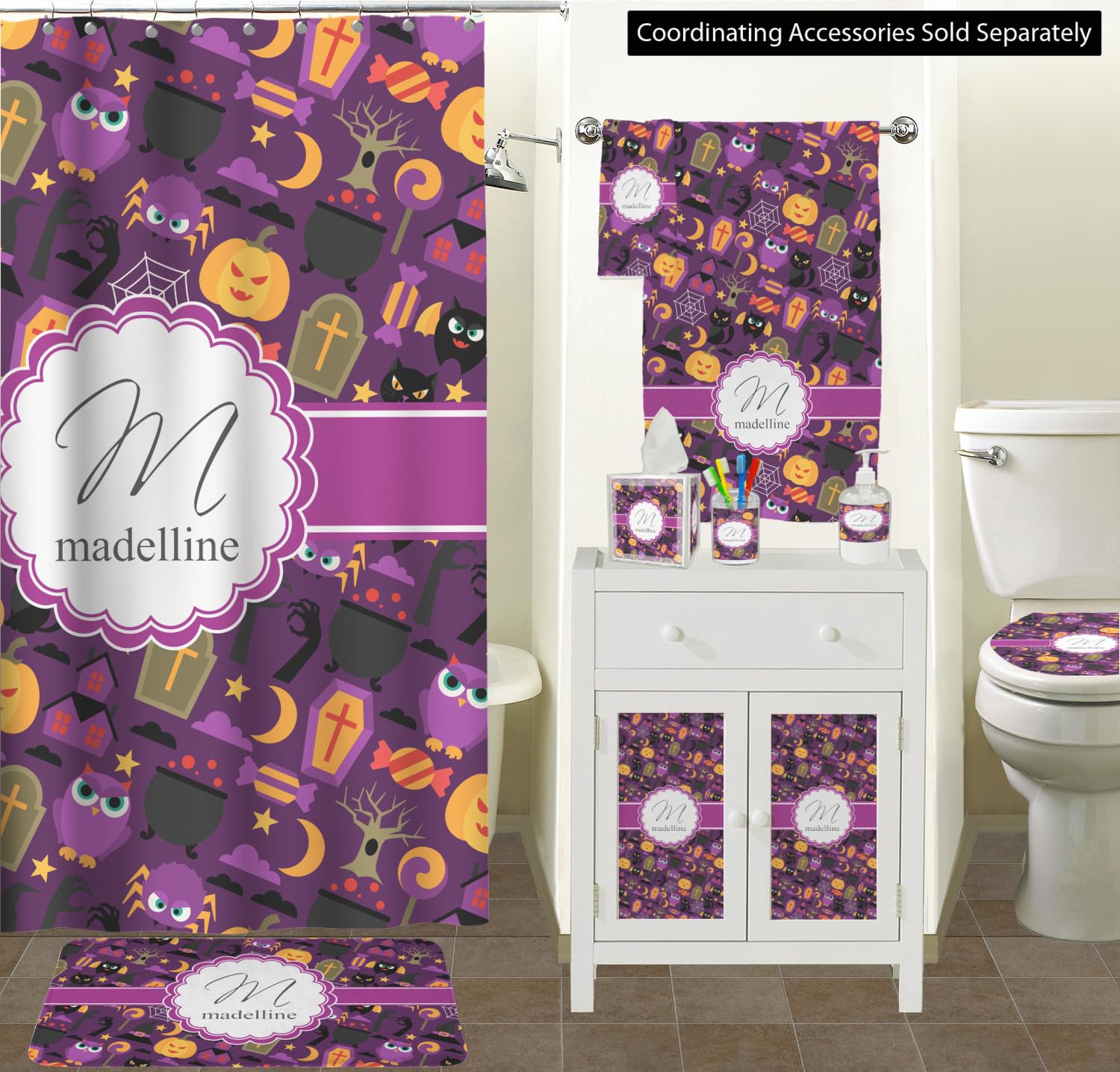 Personalized Halloween Tissue Box Cover - Custom Name & Design for Spooky Home Decor | Perfect for Halloween Party, Living Room, and Gift Giving