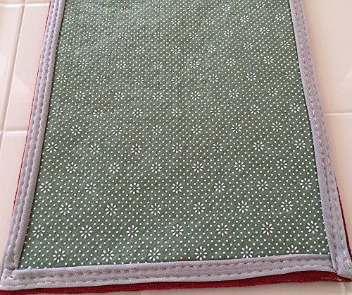 Non-Slip Acrylic Stair Treads Runner Rug - Custom Size 24x35 Inch (60x90cm) Light Blue - Perfect for Stairs, Landing & Door Mats - Anti-Skid Safety for Homes, Offices & High Traffic Areas