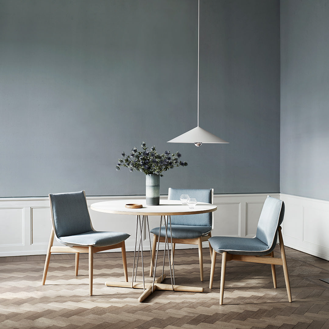 E020 Embrace Table - Modern Minimalist Dining Table for Small Spaces | Perfect for Apartments, Breakfast Nooks & Cozy Kitchens