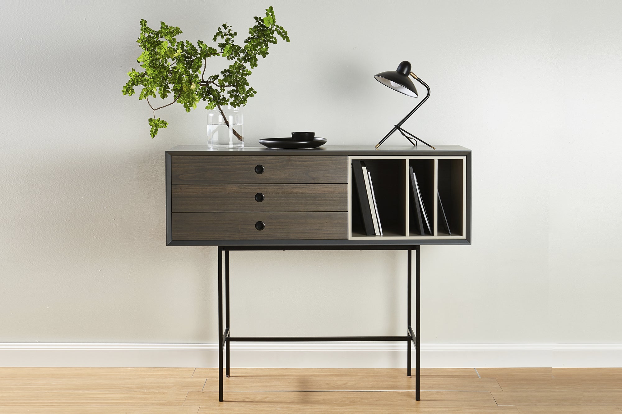 Barcelona Console Table - Modern Wooden Entryway Sofa Table for Living Room, Hallway & Bedroom | Stylish Home Decor Furniture