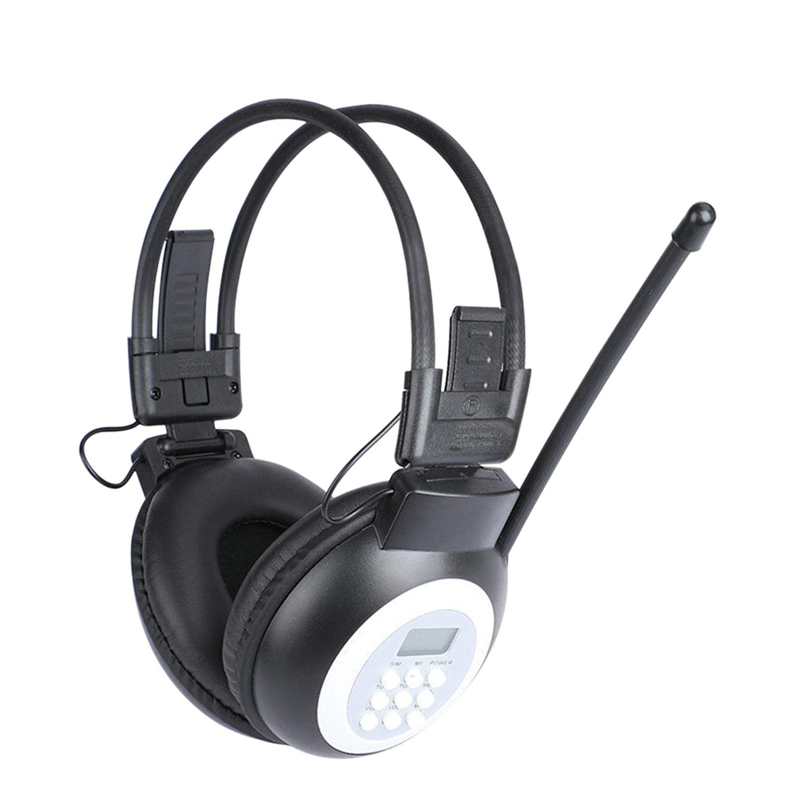 MOVKZACV Portable FM Radio Headphones - Wireless Ear Muffs with Built-in Radio & Superior Reception for Walking, Jogging, Work & Music - Perfect for Outdoor Activities, Commuting & Relaxation