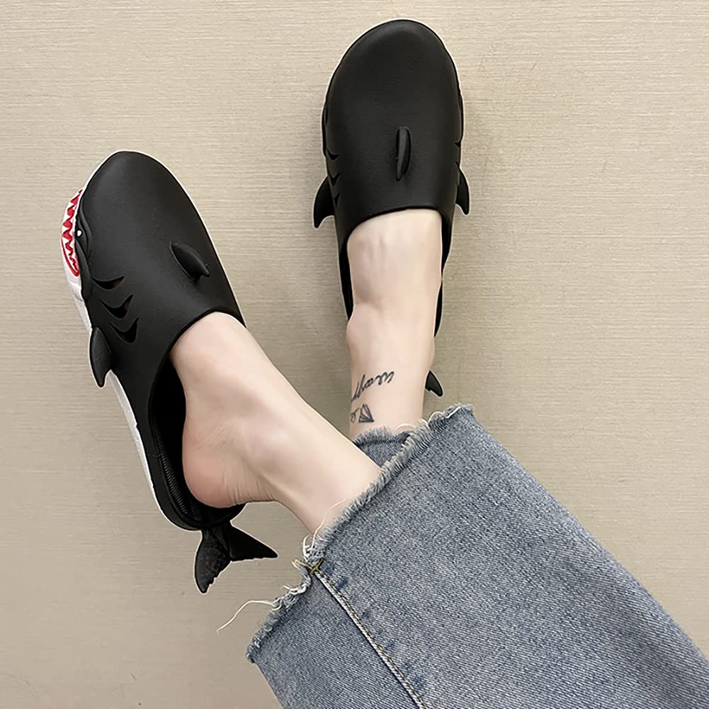 Shark Slippers for Men and Women - Funny Unisex Fish Slippers for Indoor & Outdoor Wear - Comfortable Beach Party Shoes for Summer, Gifts, and Cosplay