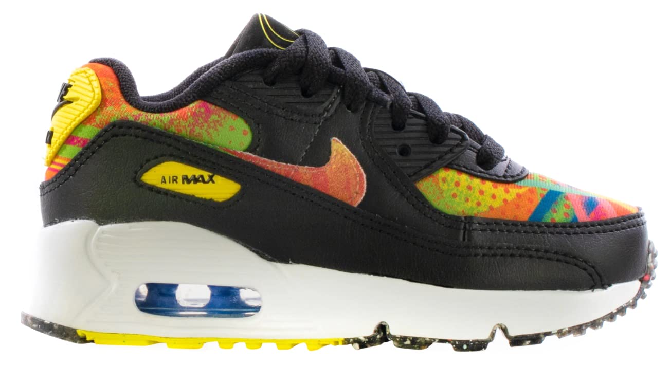 Nike Air Max 90 LHM Familia Sneakers for Kids - Multi-Color/Fire Pk-Blk (DM6920 900) | Comfortable Running Shoes for Boys & Girls | Perfect for School, Sports & Everyday Wear