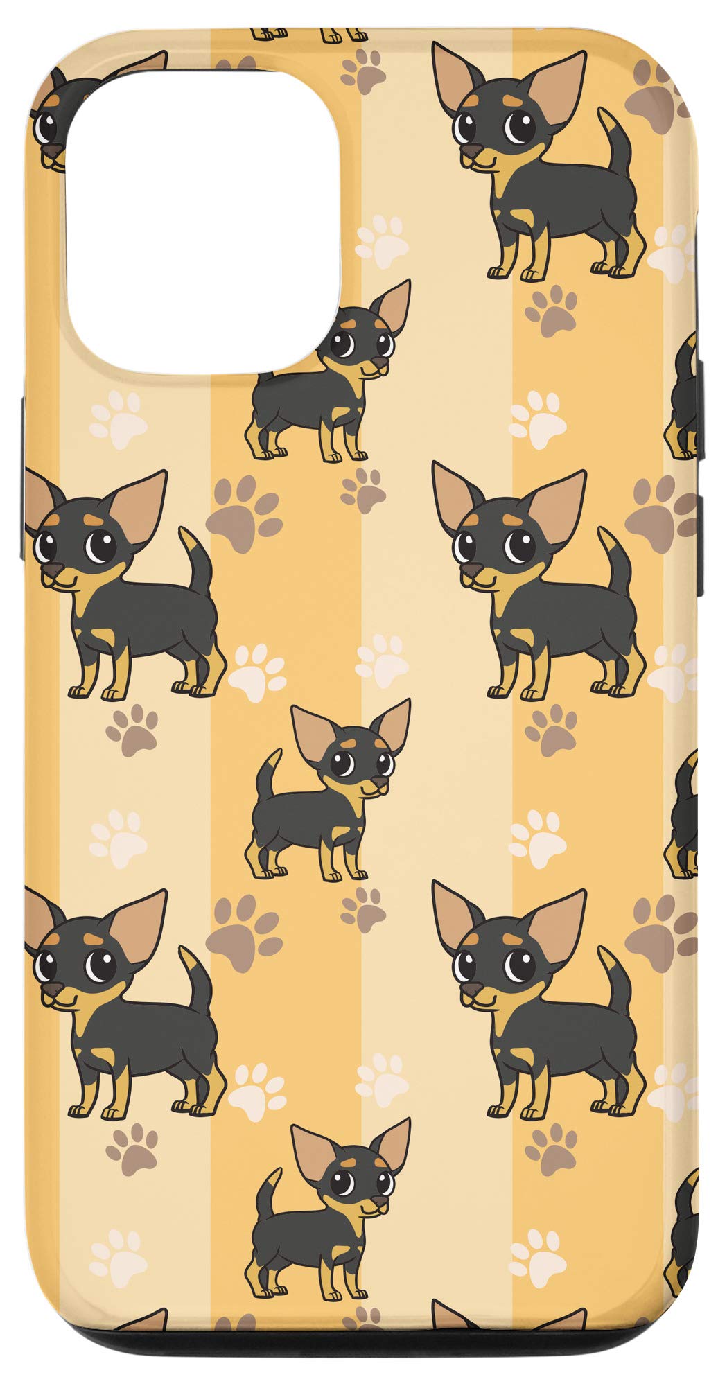 Cute Chihuahua Mom Dad Dog Paw iPhone 12/12 Pro Case - Funny Gift for Women & Dog Lovers - Perfect for Daily Use, Travel & Gifting