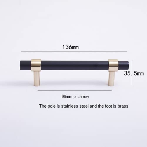 Nordic Brass Door Handles & Knobs - Wardrobe & Cabinet Hardware for Home Decor