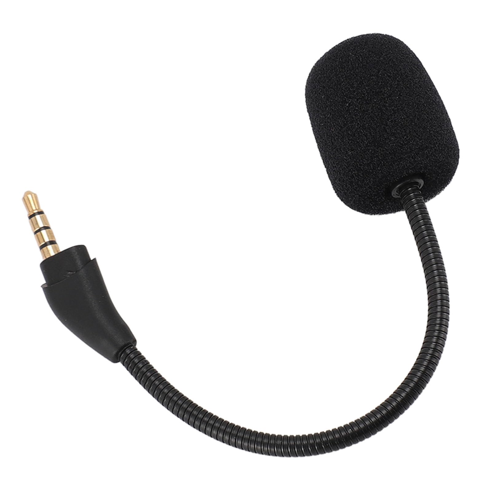 ASHATA Detachable Noise Cancelling Microphone for Cloud 3 Gaming Headset - 4Pin 3.5mm Omnidirectional Mic with 360° Flexible Adjustable Boom for PC, Switch - Perfect for Streaming, Gaming & Online Meetings