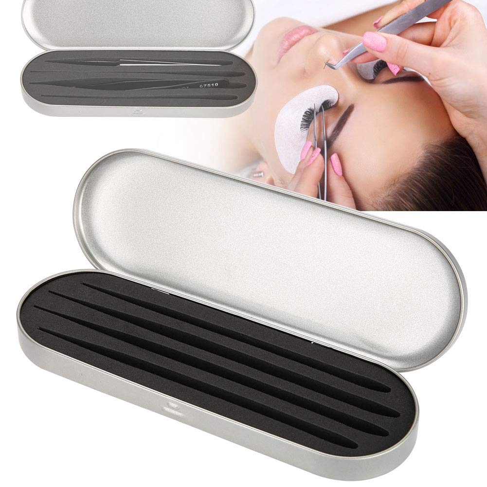 Rotekt Eyelash Extension Tweezers Organizer Case - Professional Makeup Tool Storage Box for Beauty Salon & Home Use