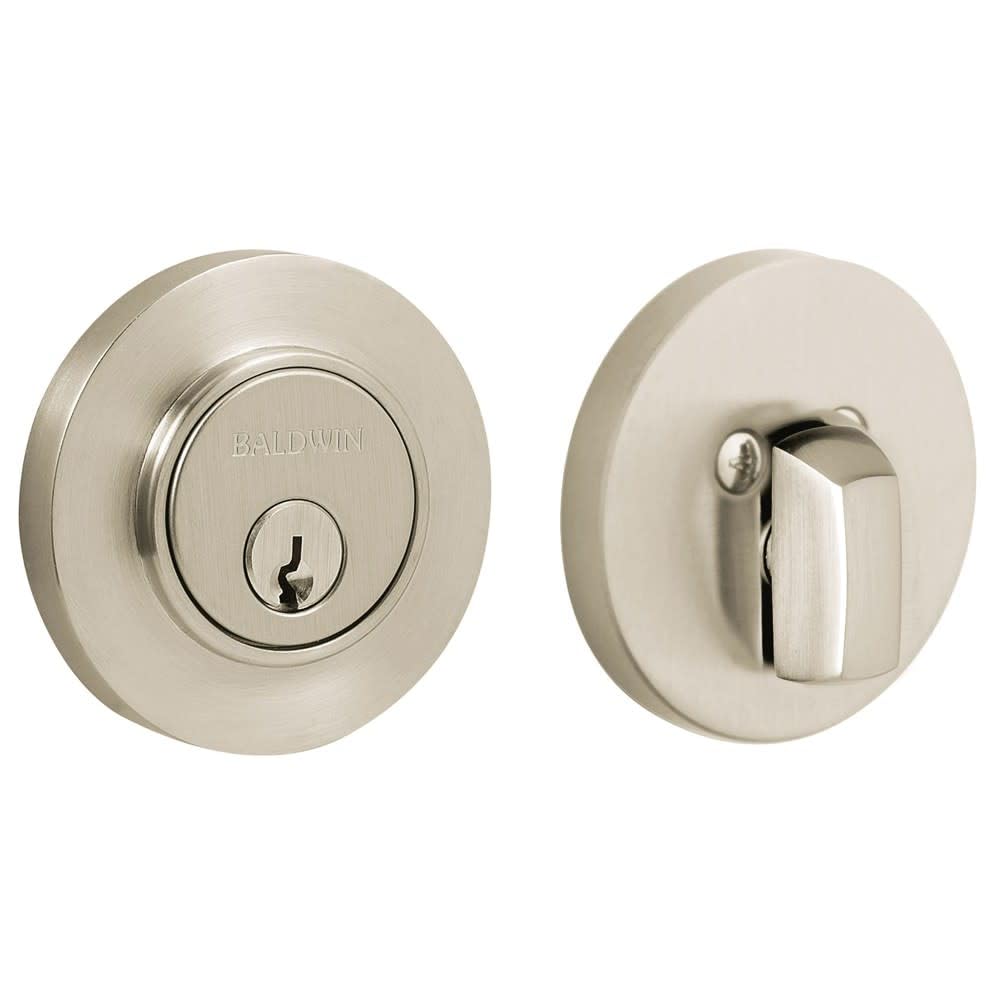 Baldwin Hardware 8244.056 Deadbolt Lock - High Security Door Lock for Home & Office - Durable & Stylish Entry Door Protection