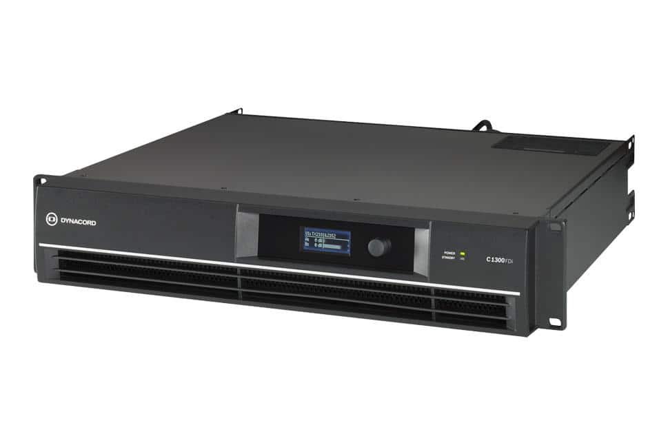 Dynacord C1300FDi Professional DSP Power Amplifier - 1300W High-Performance Audio Amplifier for Live Sound, DJ Gigs & Studio Recording