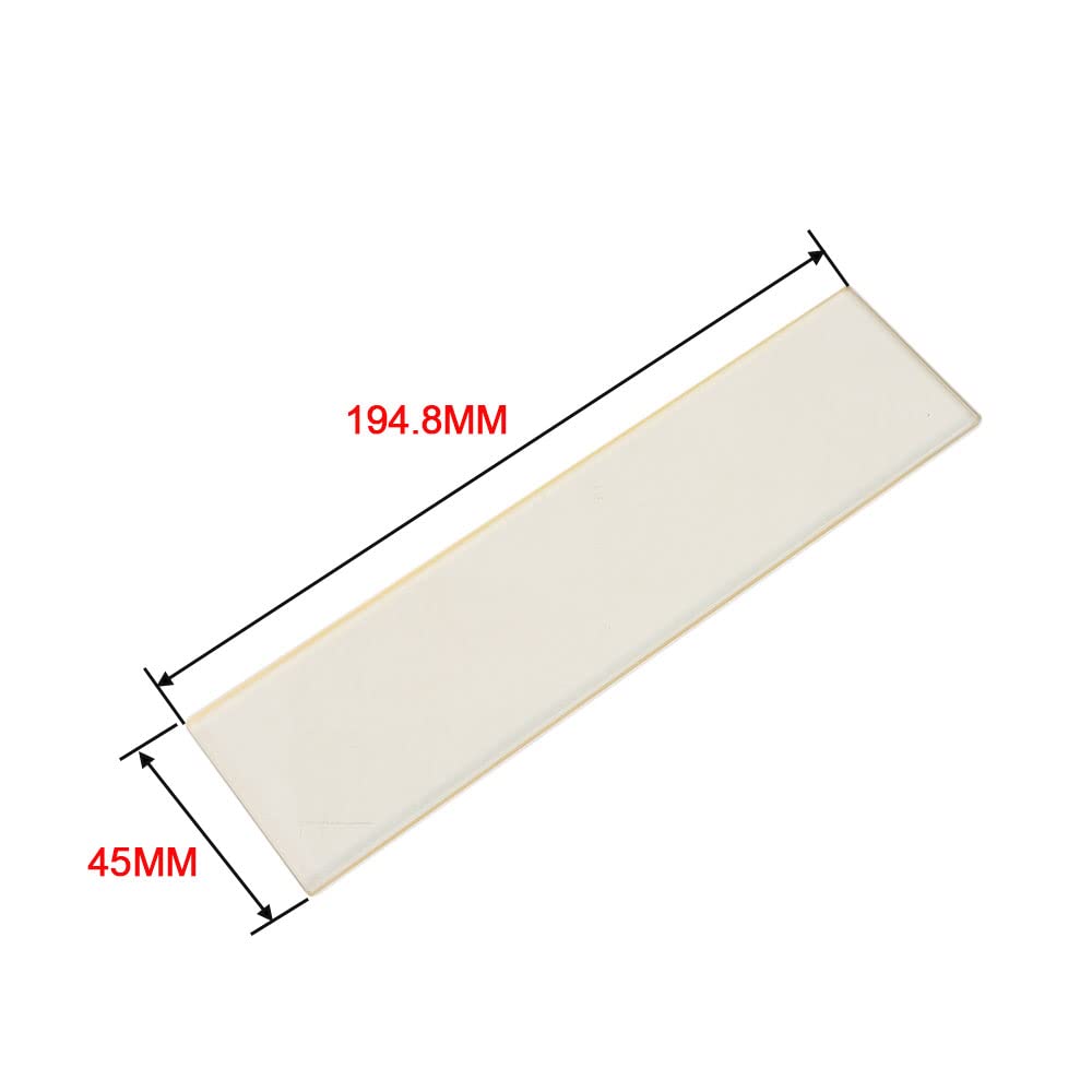 Premium Ceramic Glass Platen Liner for Belt Sander Grinder - 200x50x5mm - Durable Sanding Surface for Woodworking & Metal Polishing - Perfect for DIY Projects & Professional Workshops