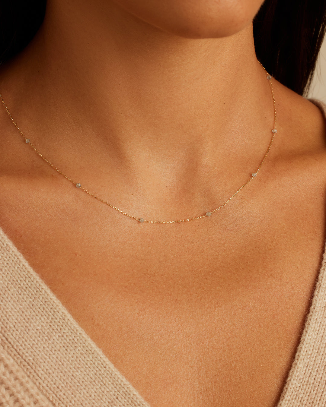 Newport Birthstone Necklace - Personalized Sterling Silver Jewelry Gift for Women - Perfect for Birthdays, Anniversaries & Mother's Day