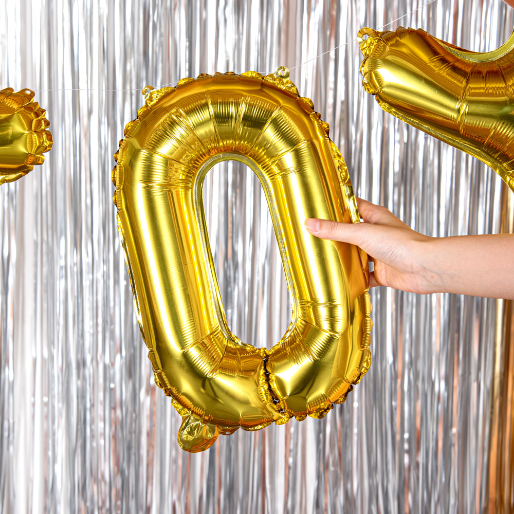 Balloonify Gold Mylar Letter O Balloon - 16 Inch Large Foil Alphabet Balloon for Birthday Party Decorations, Baby Showers & Wedding Celebrations - 1 Count Box