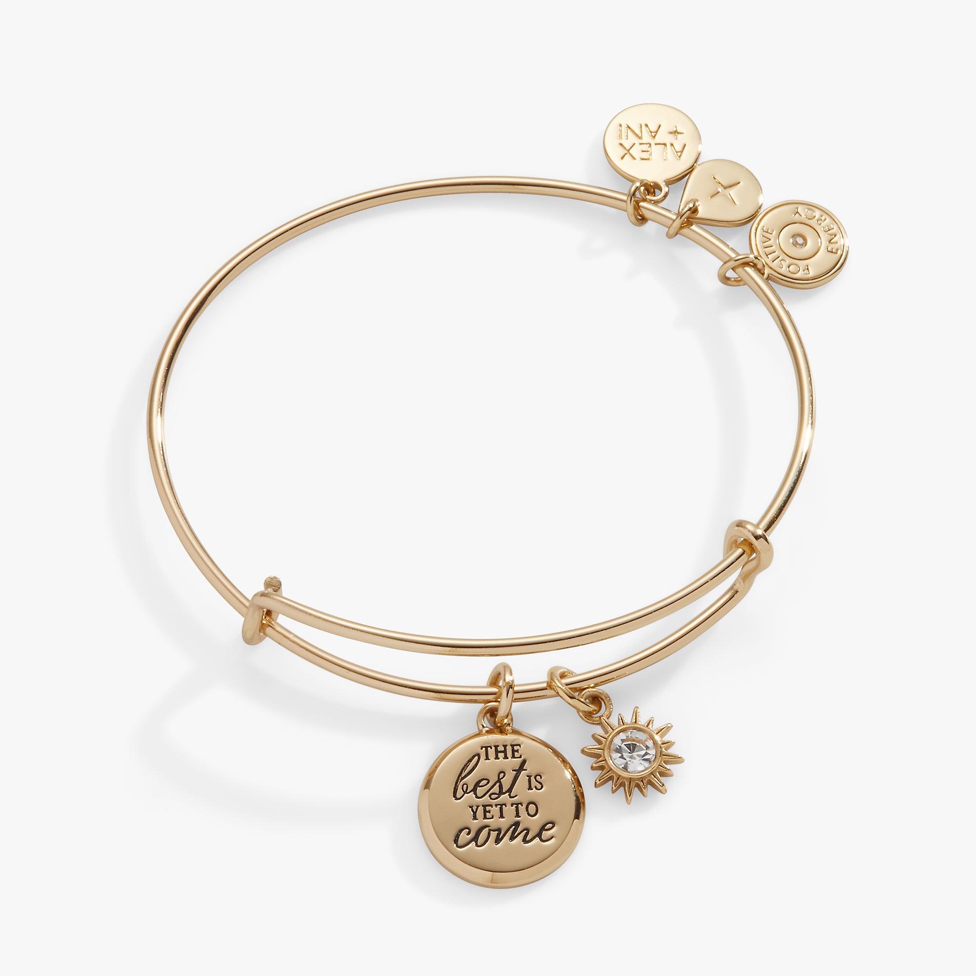 Stylish 'The Best Is Yet To Come' Duo Charm Bangle - Perfect for Gifts, Anniversaries & Everyday Wear