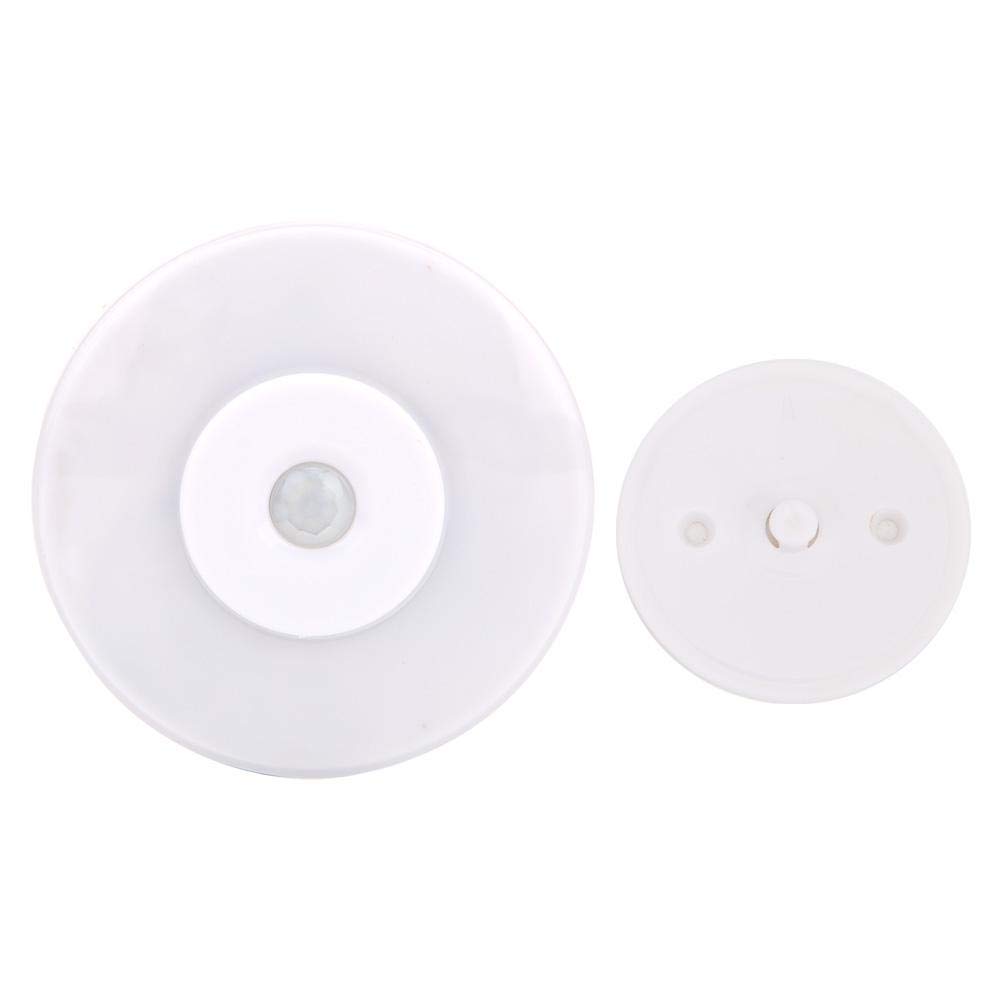 LED Night Light with Motion Sensor - Mini Human Body Sensor Light for Home, Corridor, Wardrobe & Cabinets - Perfect for Bedrooms, Bathrooms & Hallways