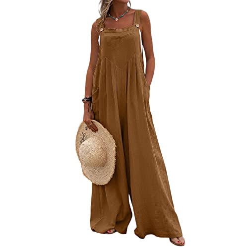 Brown Jumpsuit
