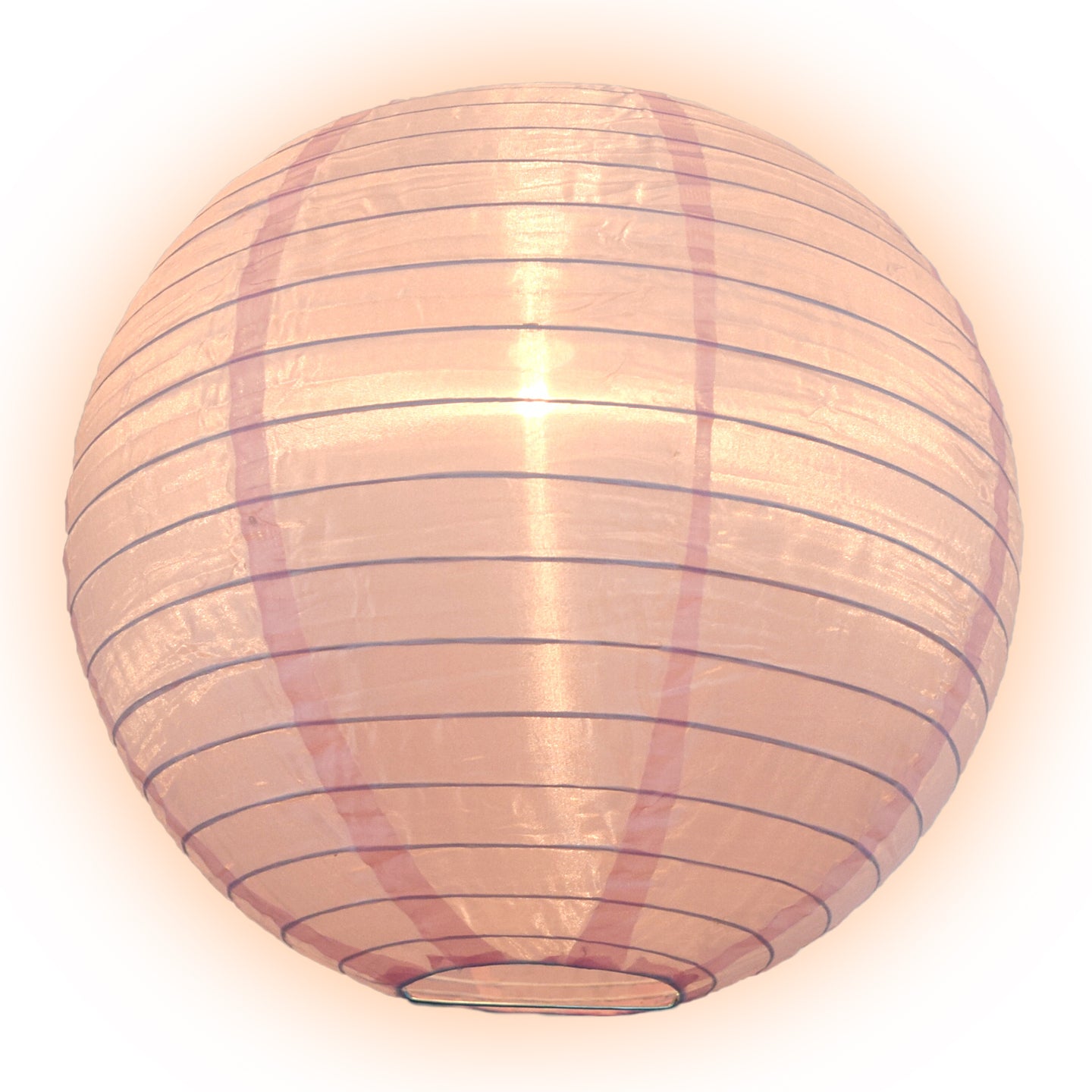 36 Pack Pink Jumbo Shimmering Nylon Lanterns with Even Ribbing - Durable Party Decorations for Weddings, Birthdays & Outdoor Events (Value Pack)
