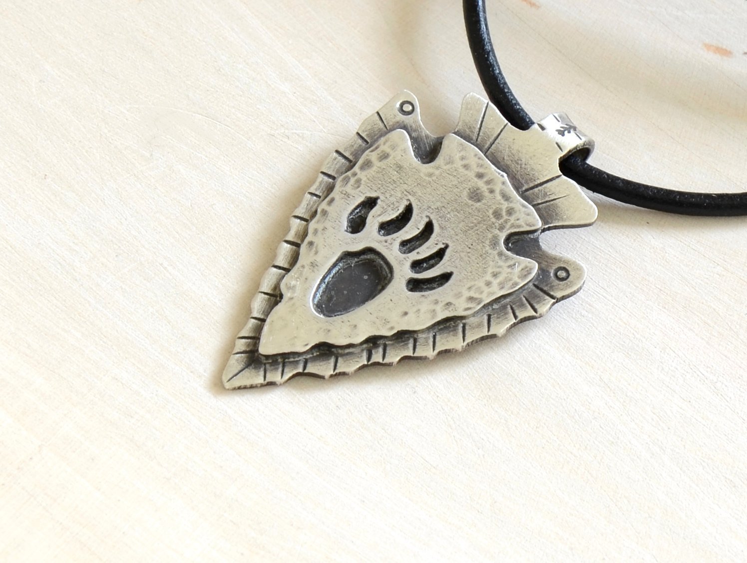 Silver Arrowhead Necklace for Women - Handmade Sterling Silver Jewelry - Boho Chic Pendant Necklace for Everyday Wear & Outdoor Adventures