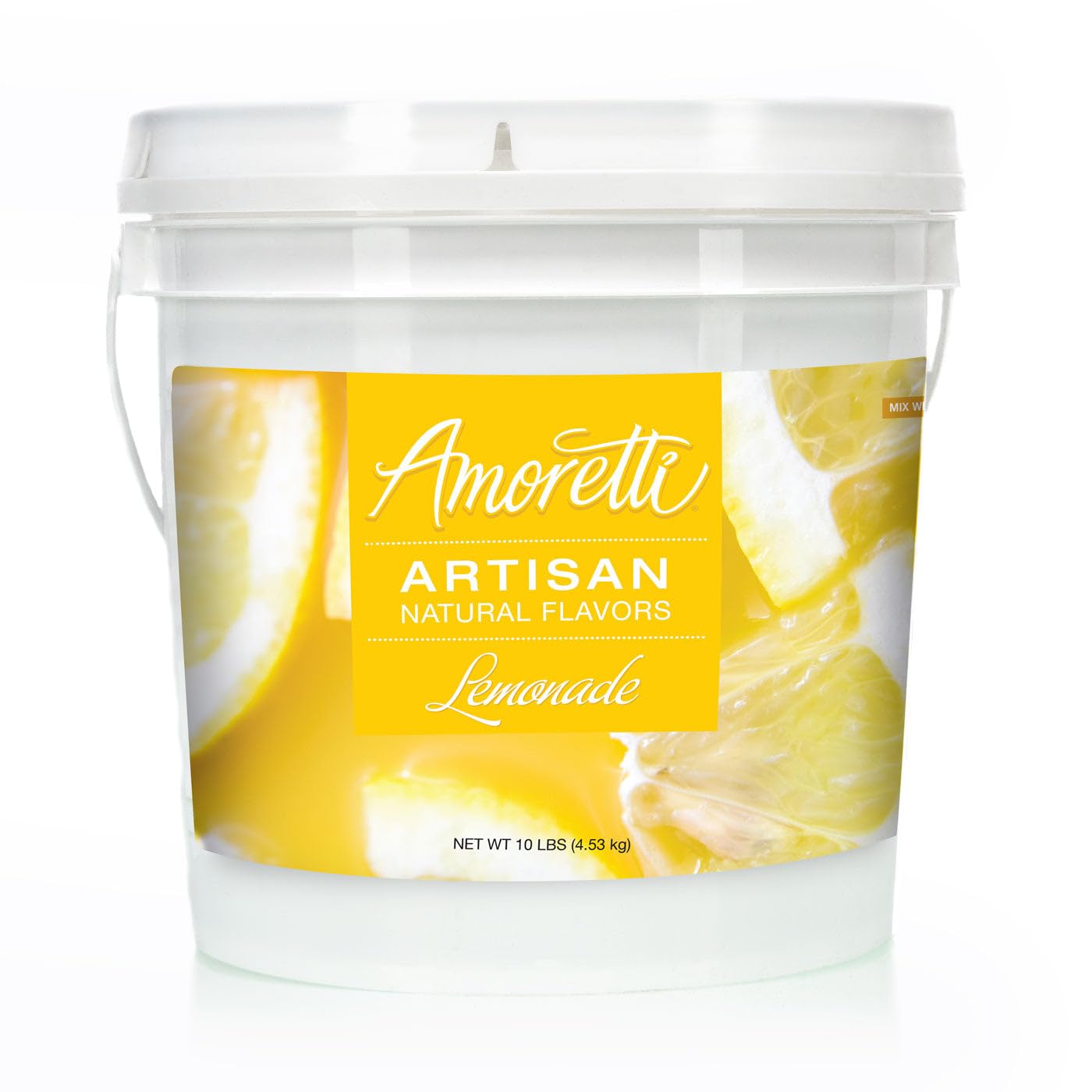 Amoretti Natural Lemonade Artisan Flavor Paste 2.2 lbs - Preservative Free, Gluten Free, Kosher Pareve, No Artificial Sweeteners, Highly Concentrated - Perfect for Baking, Cooking, Brewing, Cocktails & Desserts