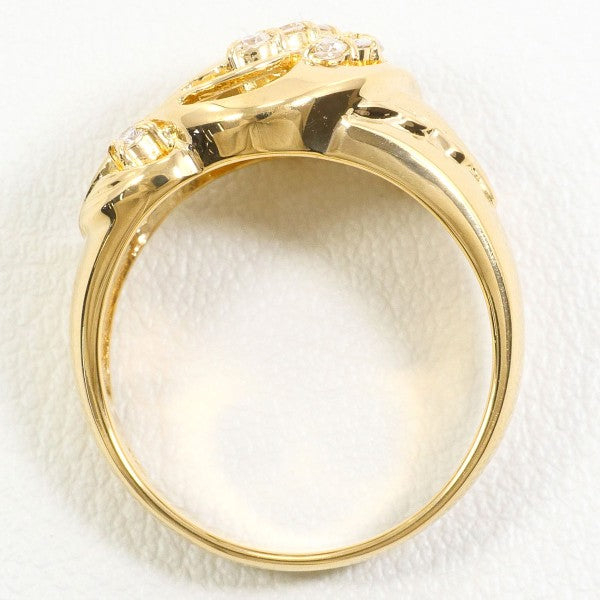 18K Yellow Gold Diamond Ring for Women - Elegant Solitaire Engagement & Wedding Band - Perfect for Proposals, Anniversaries, and Special Occasions