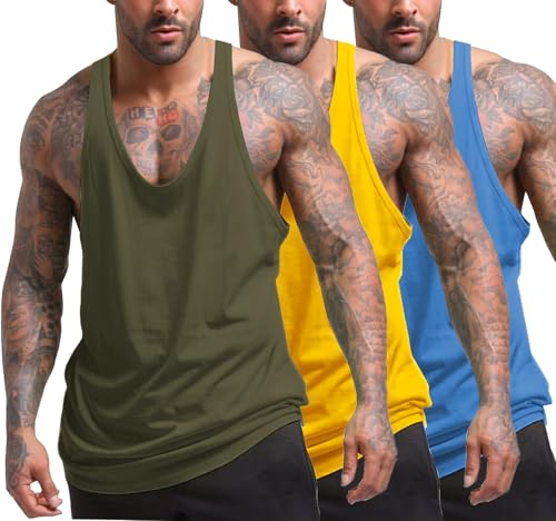 Blue/Yellow/Army Green
