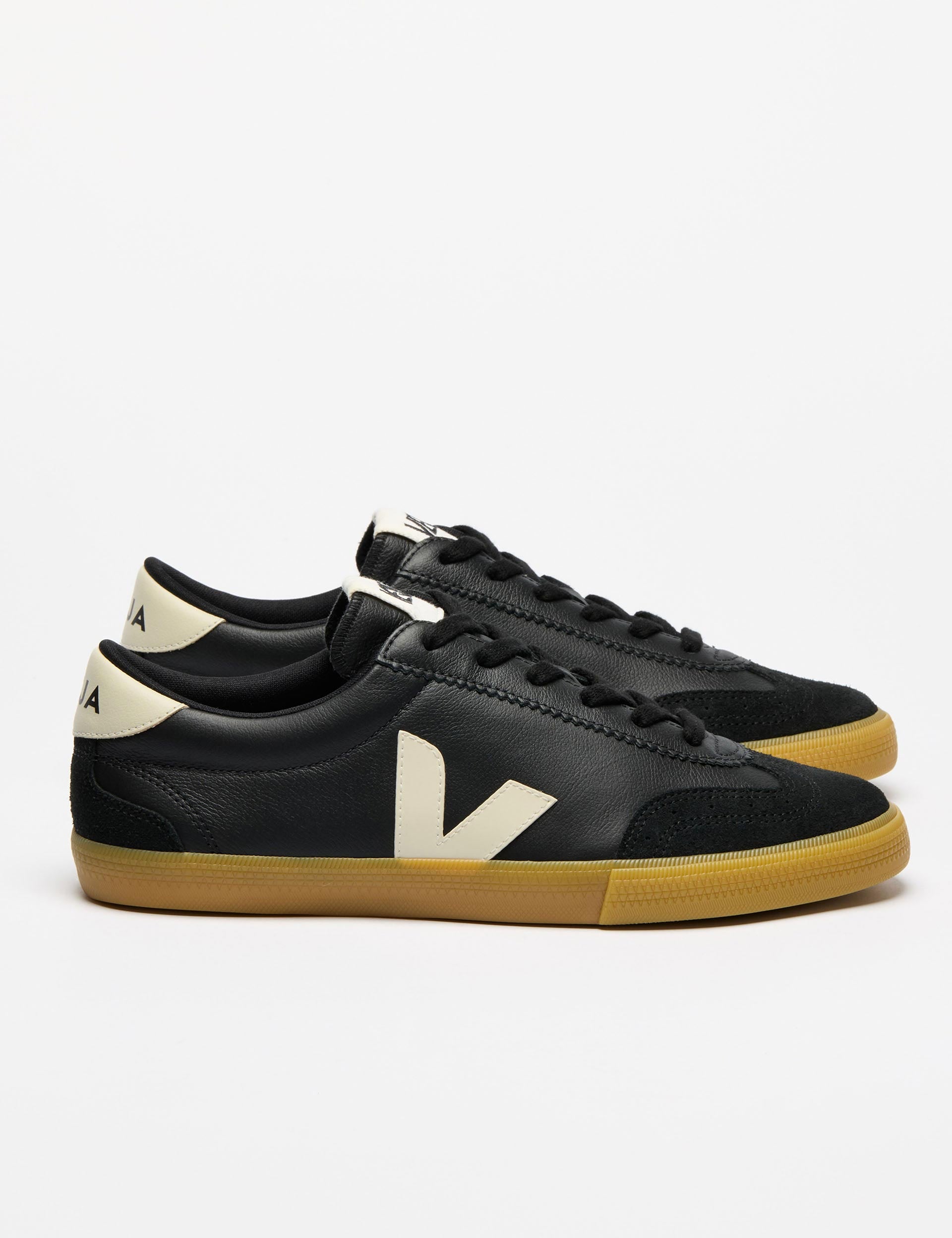Premium Volley Leather Black Pierre - High-Quality Genuine Leather for Sports & Casual Wear | Perfect for Volleyball, Basketball & Everyday Use
