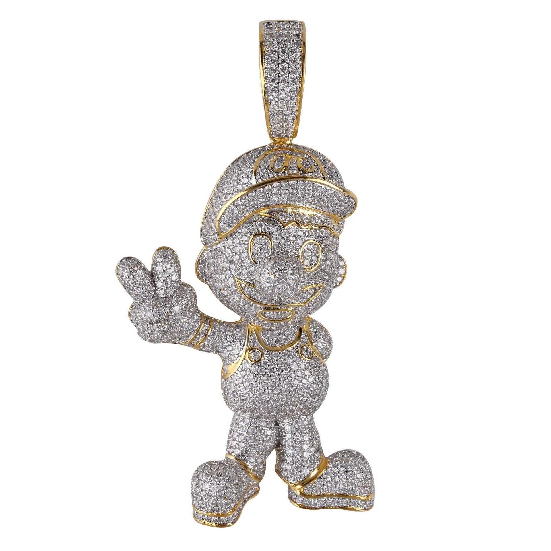 Iced Out Rhinestone Crystal Necklace - 10mm 18