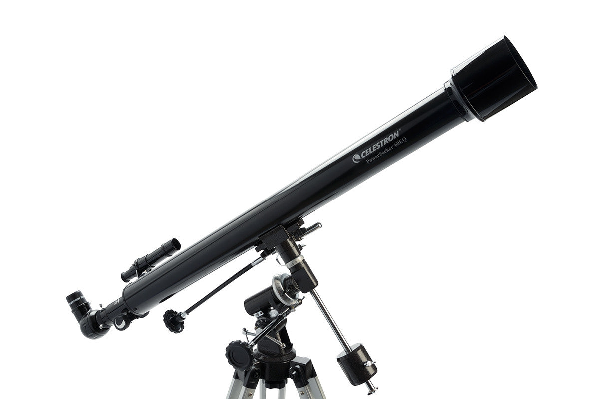 PowerSeeker 60EQ Telescope - 70mm Aperture Refractor Telescope for Beginners with EQ Mount & Tripod - Perfect for Stargazing, Moon Observation & Astronomy Learning