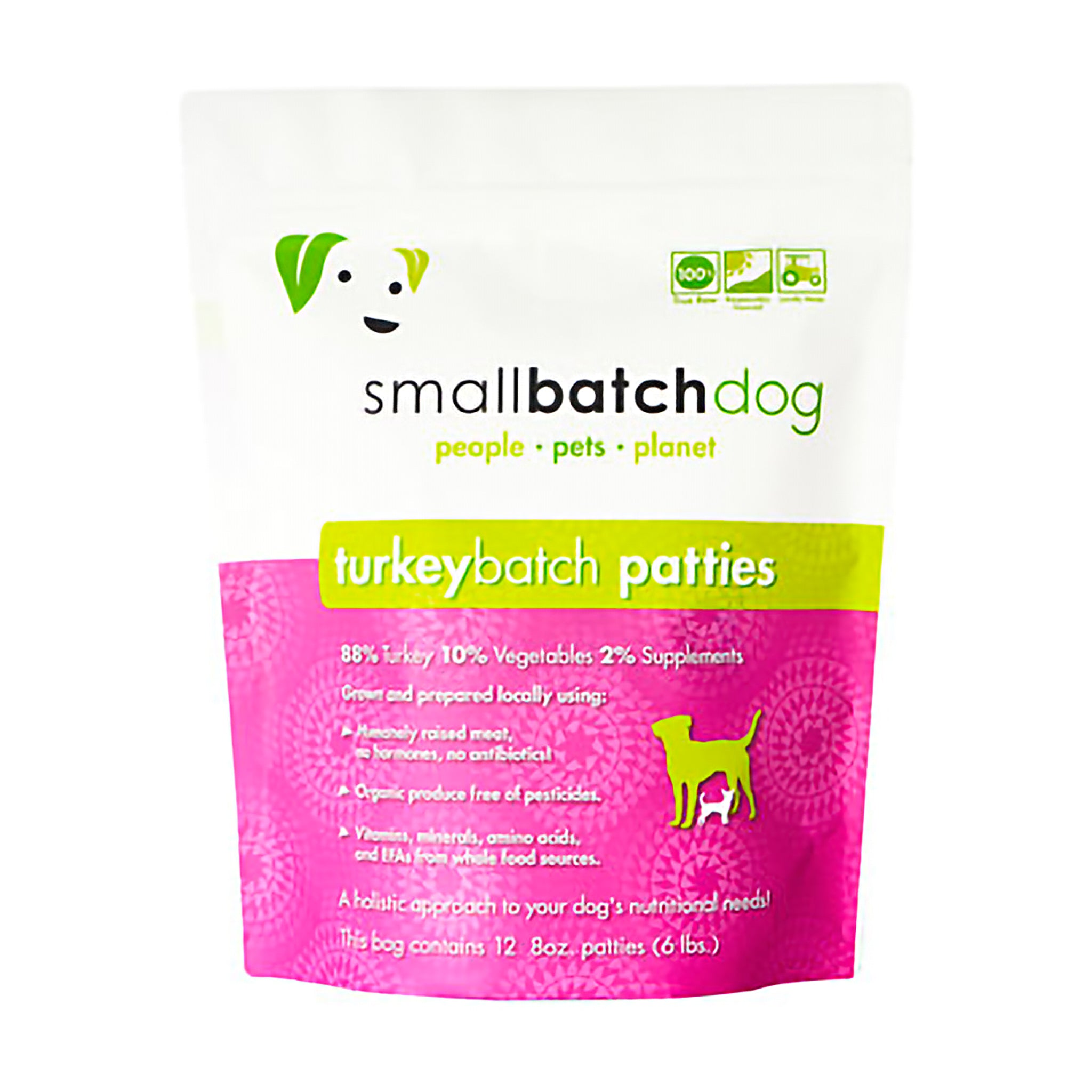 Premium Small Batch Raw Frozen Turkey Dog Food - Grain-Free, Natural Diet for Optimal Canine Health - Perfect for Raw Feeding & Allergy Relief