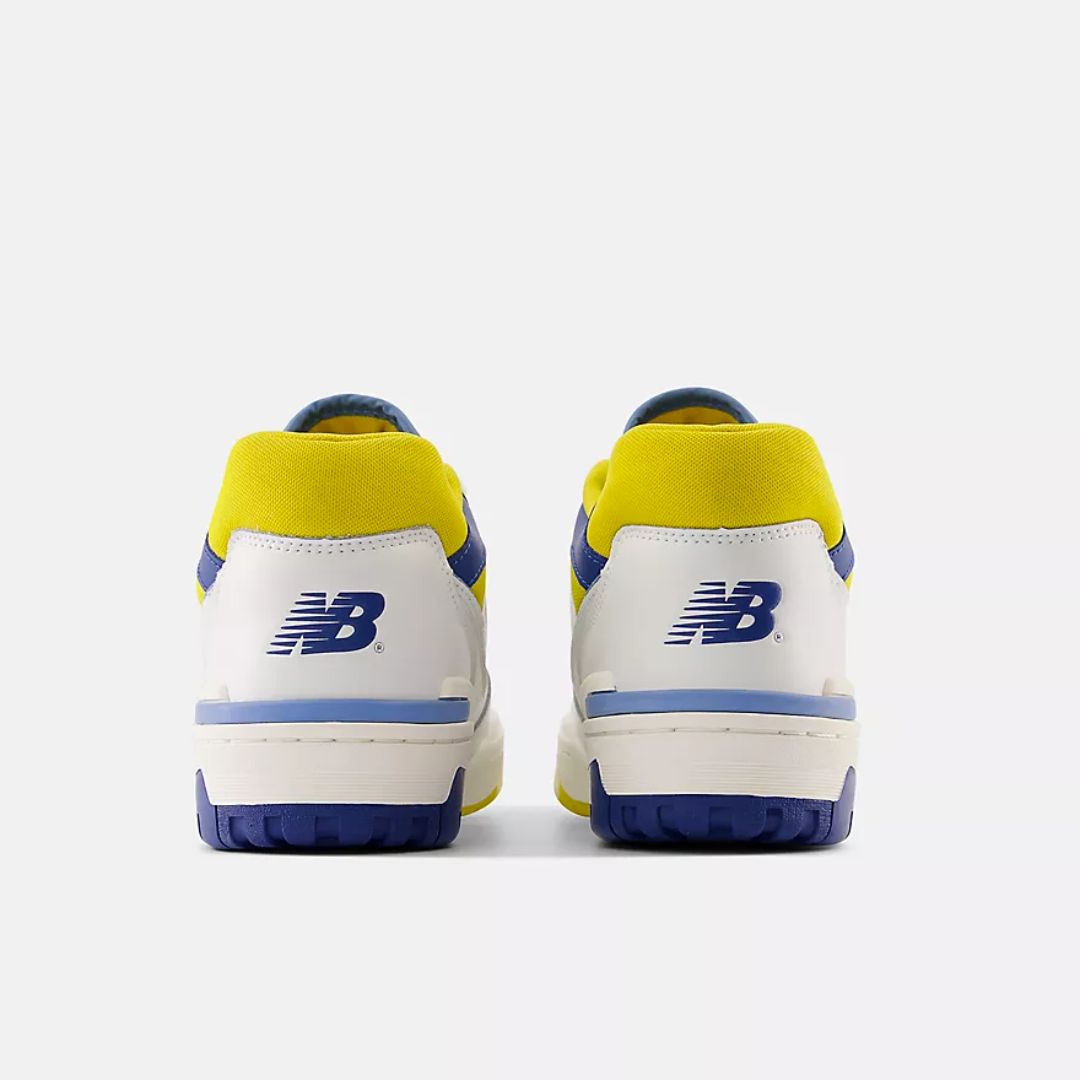 550 Sneaker for Men & Women - White, Honeycomb & Heritage Blue Colorway - Comfortable Casual Shoes for Walking, Running & Everyday Wear
