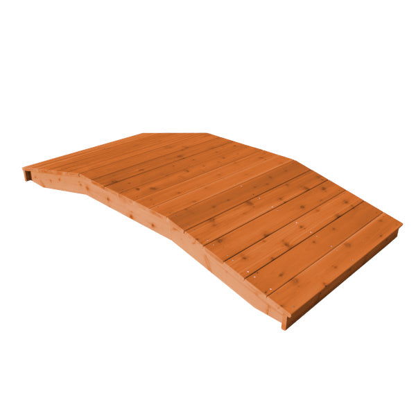 Standard Wooden Plank Bridge - Durable & Sturdy for Garden, Pond, or Landscape Decoration | Perfect for DIY Backyard Projects & Outdoor Decor