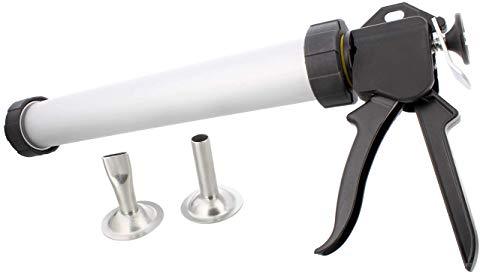 Premium 15lb Beef Jerky Gun Kit - Food Grade Aluminum Sausage Stuffer for Homemade Snacks - Perfect for Camping, Hunting & Outdoor Adventures