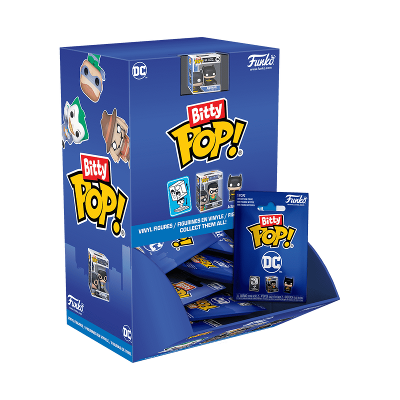 Bitty Pop! DC Comics Blind Pack - Collectible Vinyl Figures for Superhero Fans - Perfect for Display, Gifts & Comic Conventions