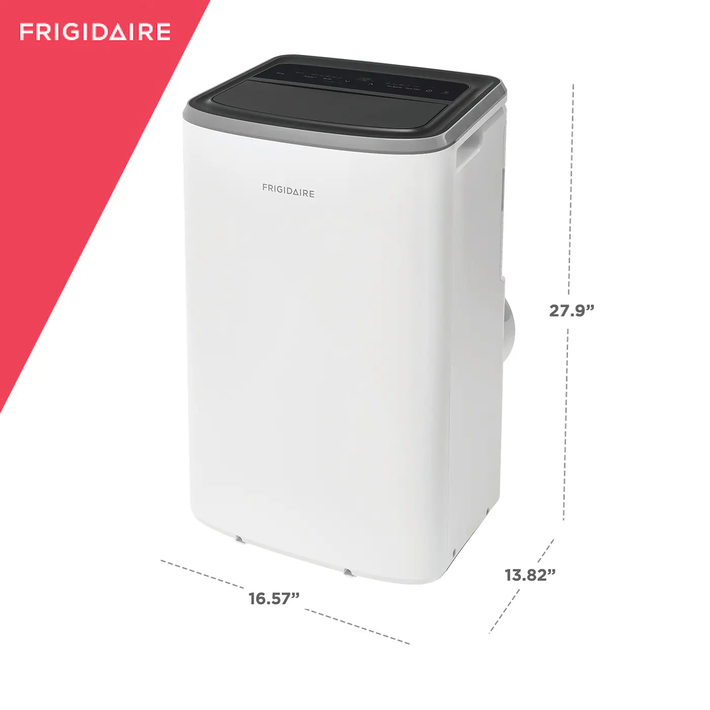 Frigidaire FHPW122AC1 12,000 BTU Portable Air Conditioner - 3-in-1 Cooling, Dehumidifier & Fan for Bedroom, Living Room & Office - Energy Efficient & Easy Installation