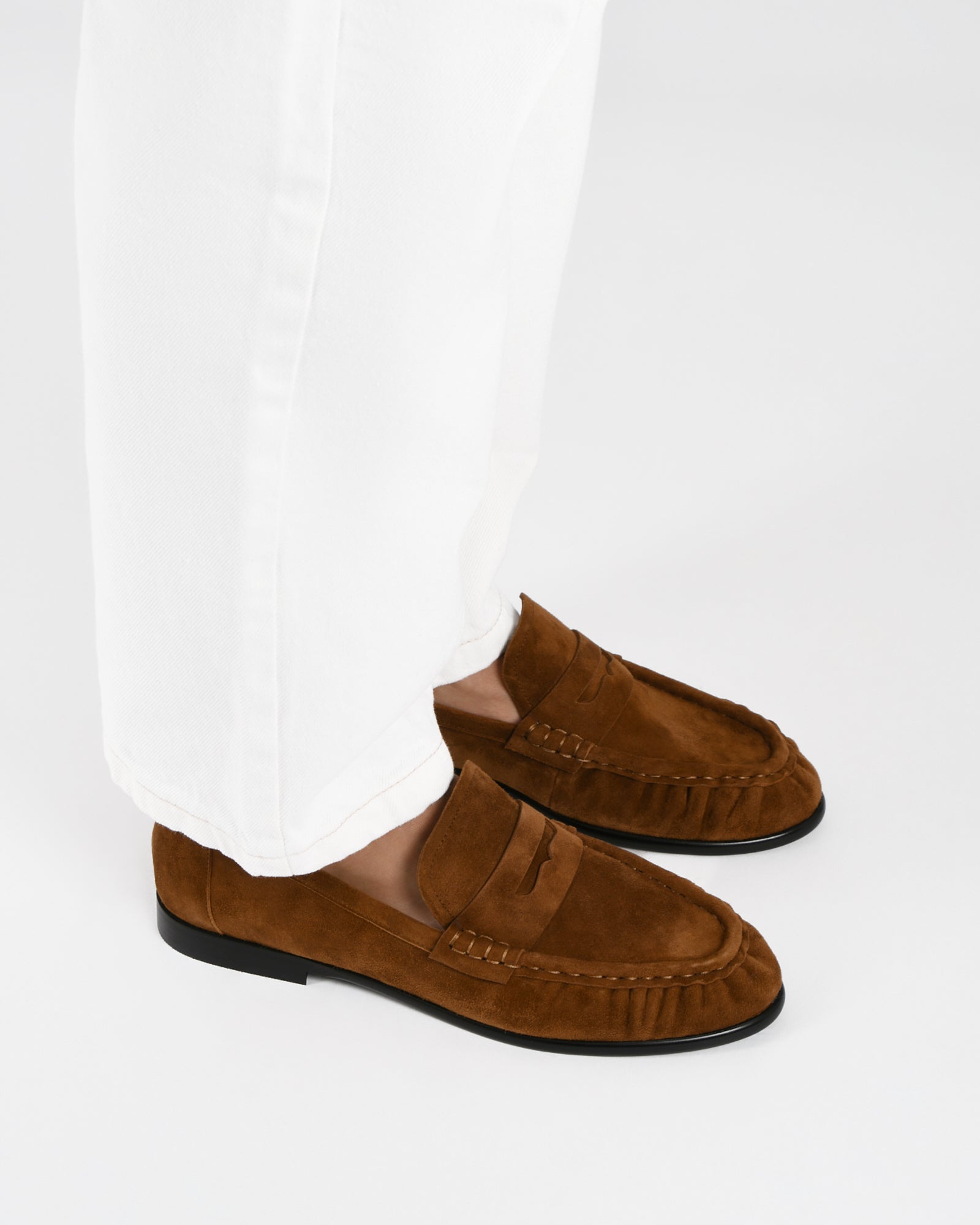 Myrtle Loafers in Biscuit Suede - Comfortable & Stylish Slip-On Shoes for Men & Women | Perfect for Casual Wear, Office & Travel