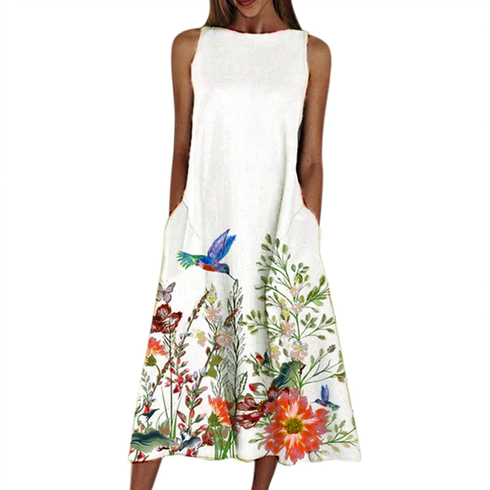 Elegant Off-Shoulder Maxi Sundress for Women - A-Line Wedding Guest Dress with Pockets | Summer Beach Party, Garden Wedding, Cocktail Attire, Vacation Outfit
