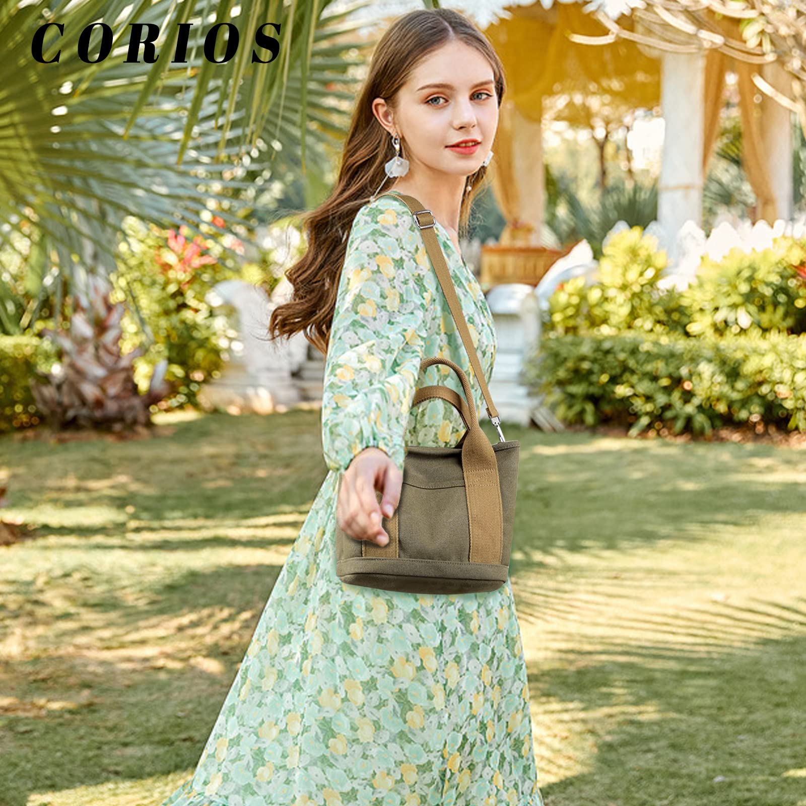 Stylish Canvas Tote Bag for Women - Small Handbag, Satchel, Shoulder & Crossbody Bag with Top Handle - Perfect for Work, Travel & Everyday Use