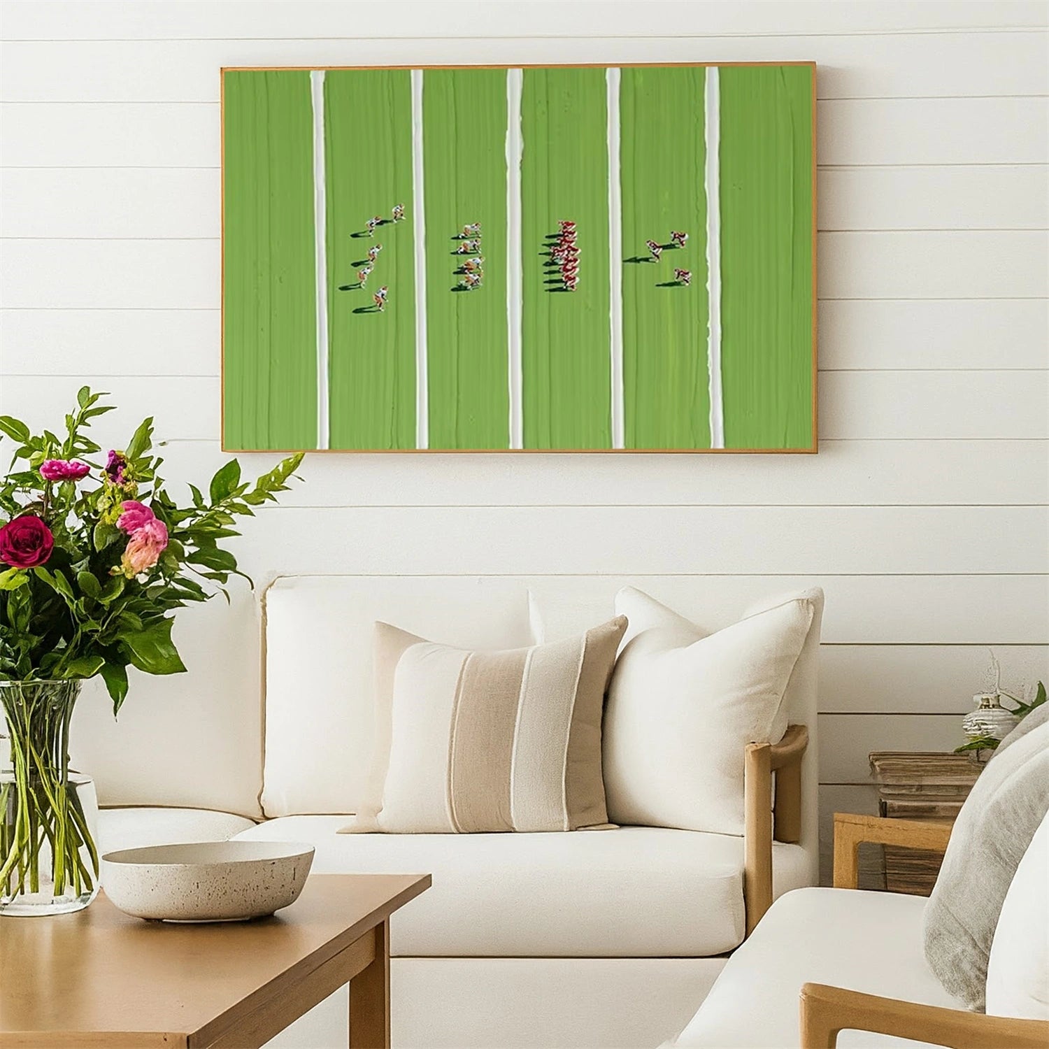 American Football Sports Art Painting Canvas Wall Decor #SA007 - Perfect for Man Cave, Game Room, and Sports Fan Gifts