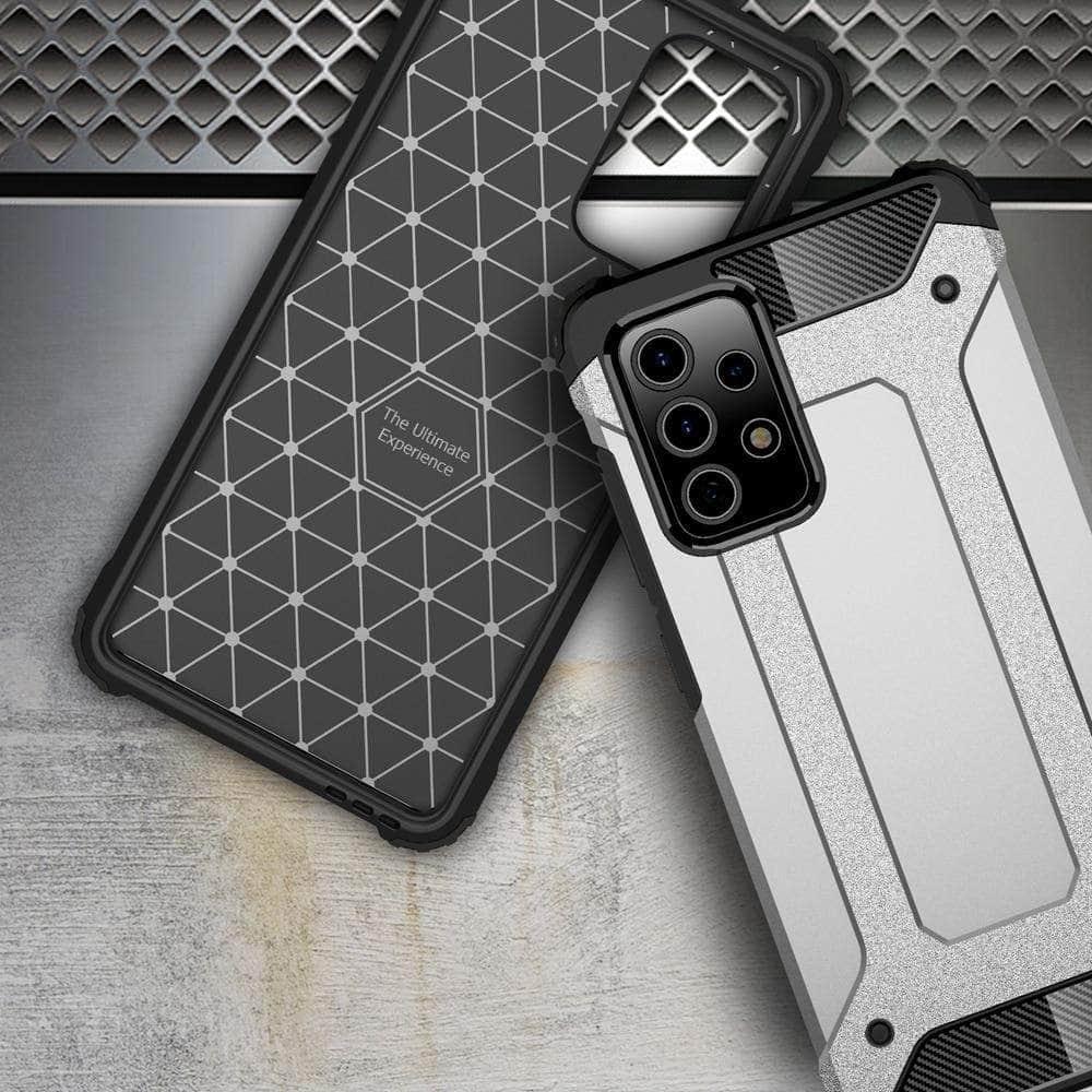 Shockproof Armor Case for Samsung Galaxy A52 - Durable Silicone Protective Cover with Military-Grade Protection | Perfect for Outdoor Activities, Work & Daily Use