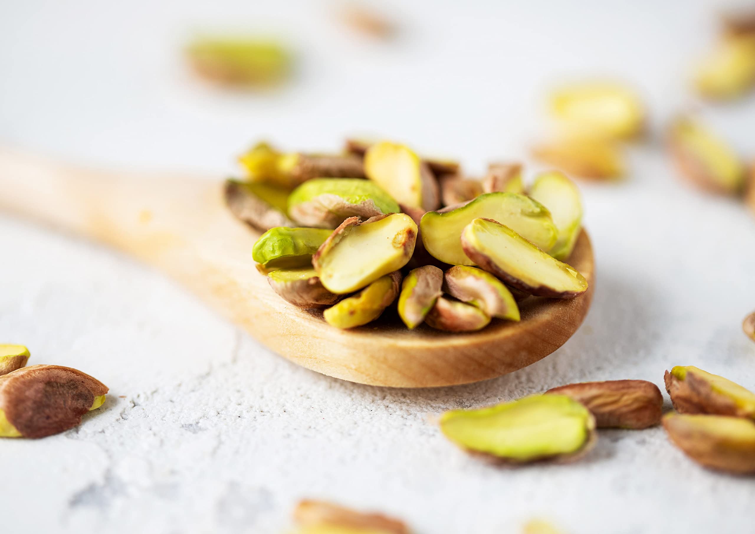 Food to Live California Pistachio Halves, 8 Pounds – Non-GMO, Raw, Shell-Free, Unsalted, Vegan, Bulk Nutmeats | High in Vitamin B6, Thiamin & Protein | Keto-Friendly Snack | Perfect for Salads, Baking & Healthy Snacking
