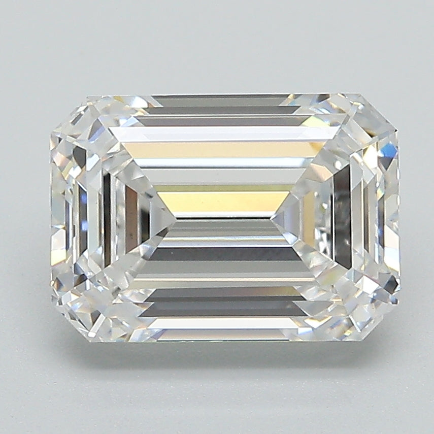 3.11 Carat Emerald Cut Lab Grown Diamond - Eco-Friendly & Affordable Engagement Ring Stone for Wedding Jewelry & Special Occasions
