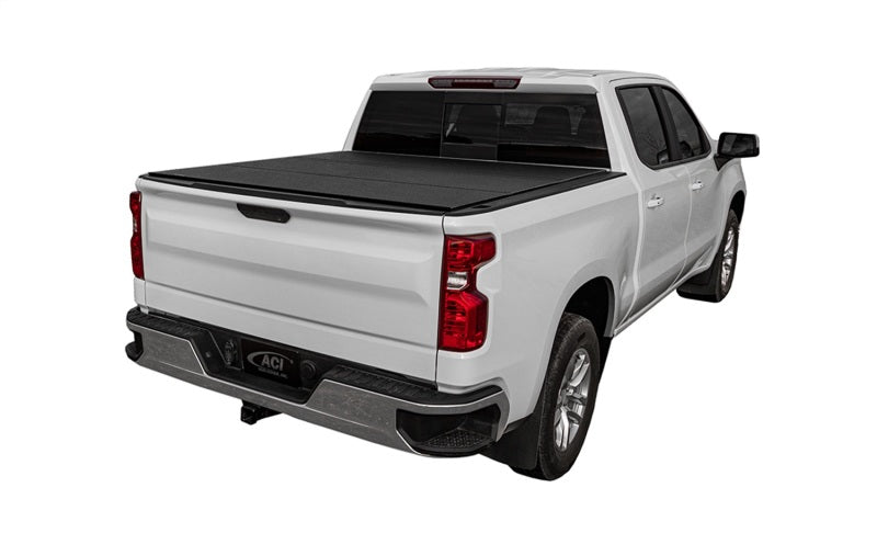 LOMAX Folding Hard Truck Bed Cover for 17+ Ford Super Duty F-250/F-350/F-450 | 6ft 8in Box | Black Urethane | Weatherproof & Secure | Perfect for Hauling, Camping & Off-Road Adventures