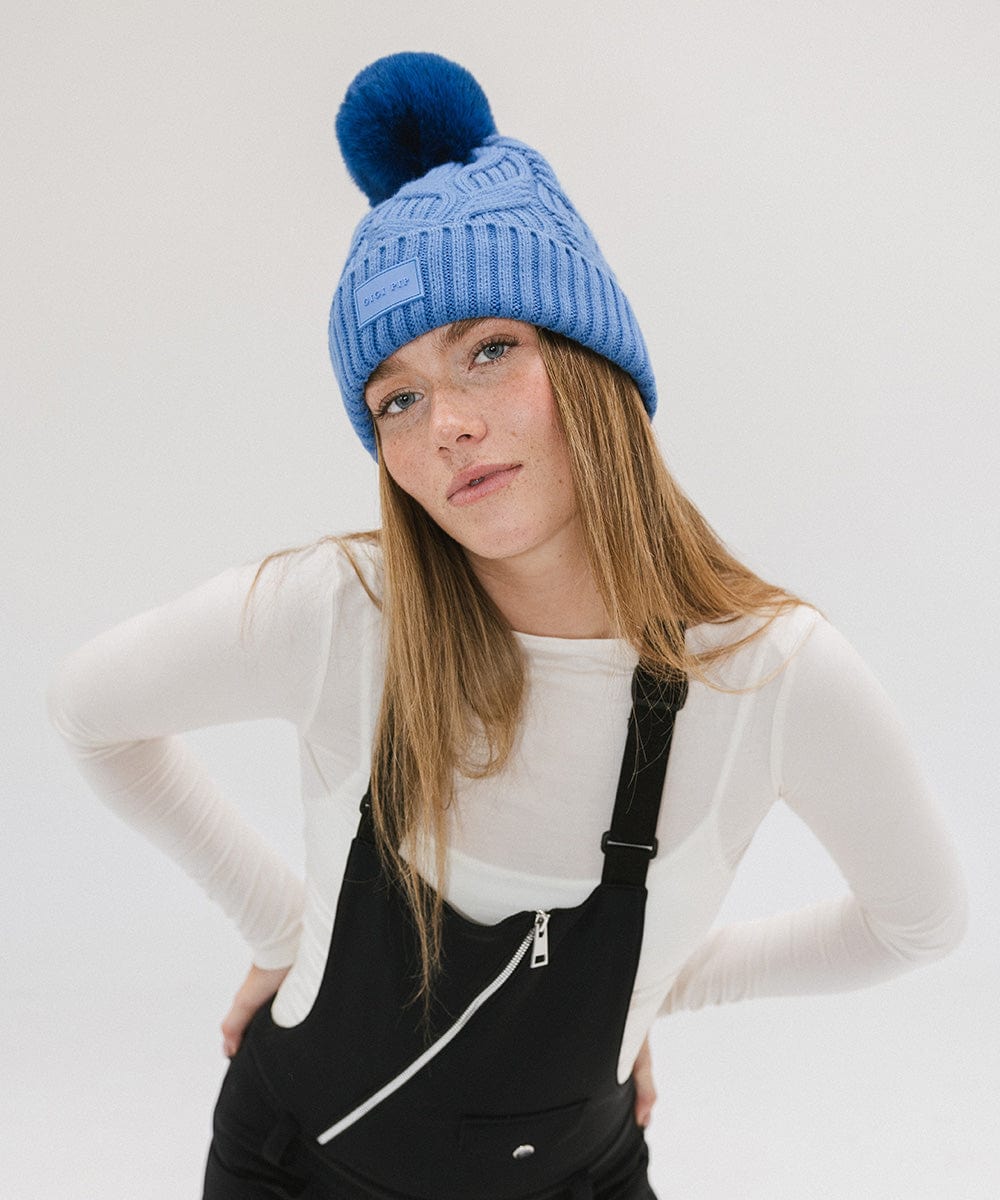 Ida Cable Knit Beanie Hat for Women & Men - Soft Winter Warm Knitted Cap - Perfect for Skiing, Snowboarding & Outdoor Activities